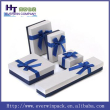 2016 fashion jewelry gift packaging box with bow tie
