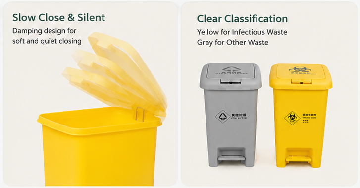 resíduos de risco biológico podem biohazard waste can