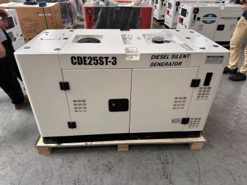 25KVA silent diesel generator