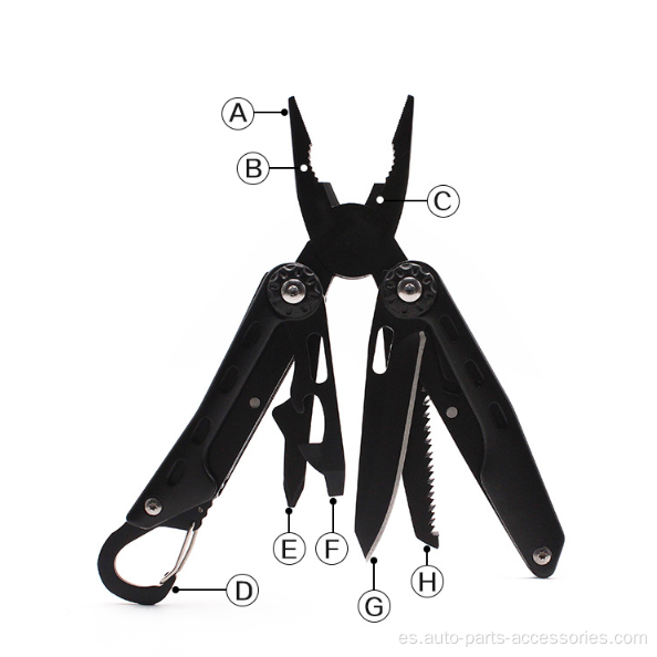 Plegable alicates de herramienta compacta cuchillo de alicates conjunto de herramientas
