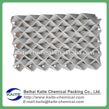 Ceramic chemical packing structured packing