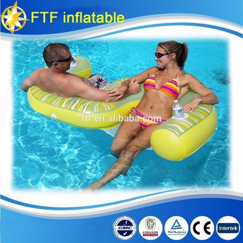 cheap pvc inflatable water lounge,inflatable pool lounge chair