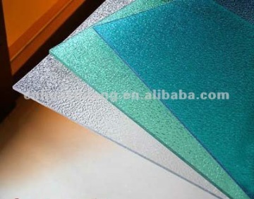 Polycarbonate textured sheets