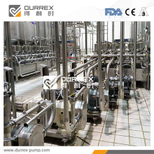 Vinylon slurry transfer rotary lobe pumps