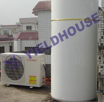 air sourced integrated heat pump water heater