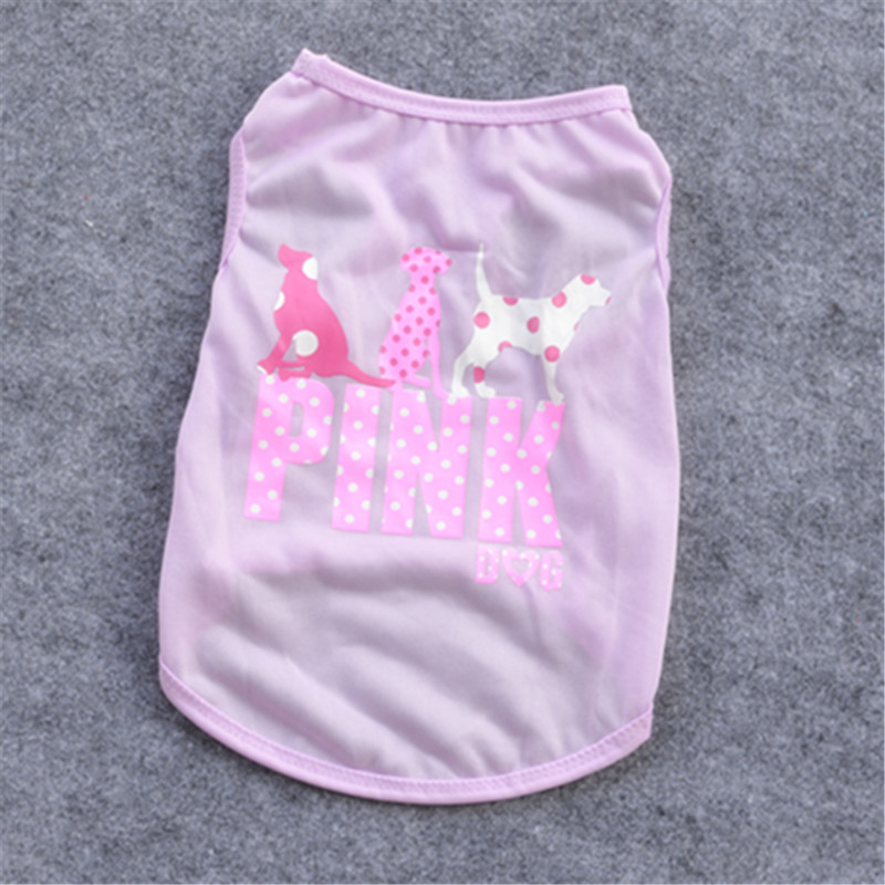 Pet Clothing Summer Breathable for Dogs Cool Polyester Vest Dog Clothes Vest Wholesale