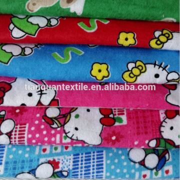 print baby bedding cotton flannel fabric