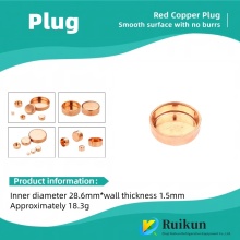 Heavy Duty Copper End Caps for Industrial Use