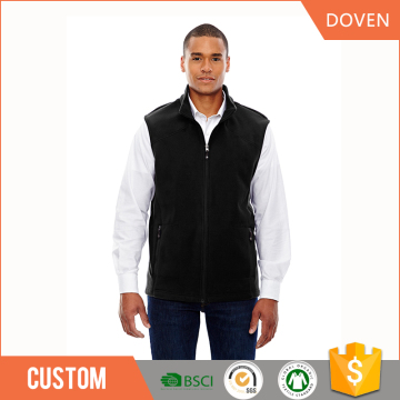 Custom black staff uniform man vest jacket