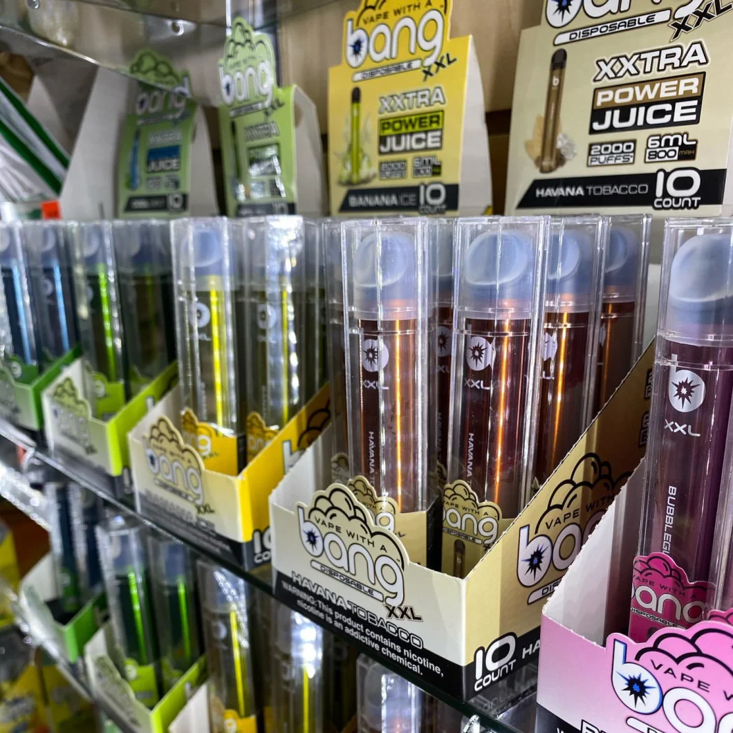 Hot Selling Disposable E Cigarette Vape Pen Pod 6% Nicotine 2000puffs Bang XXL