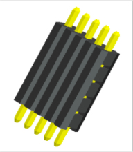 2.54mm Pin Header Single Row Multilayer Plastic