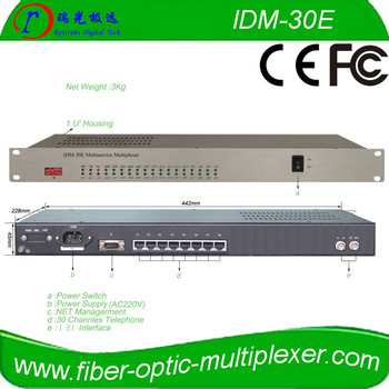 sdh 30 channel telephone optical transmission equipment