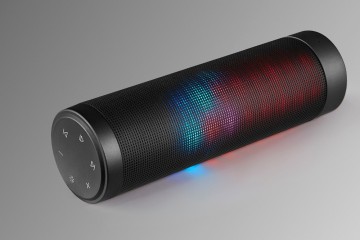 RLS002 bluetooth speakers with led light changing color