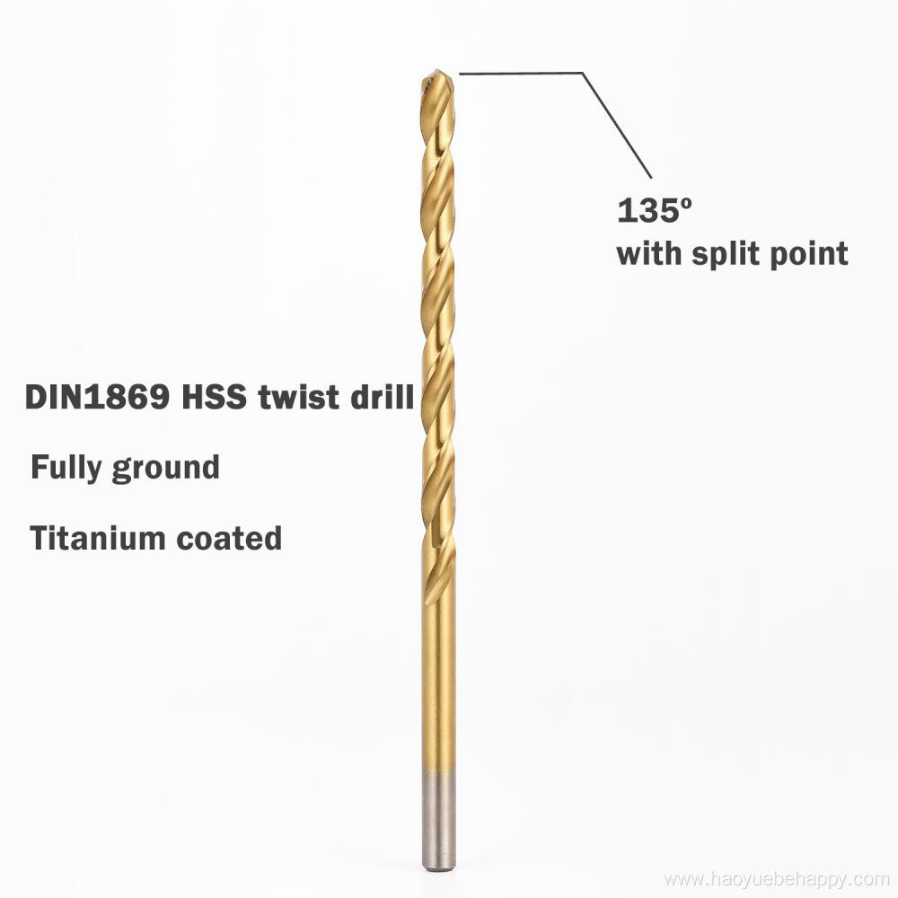 Twist Drill Bit Set with DIN338 Standard