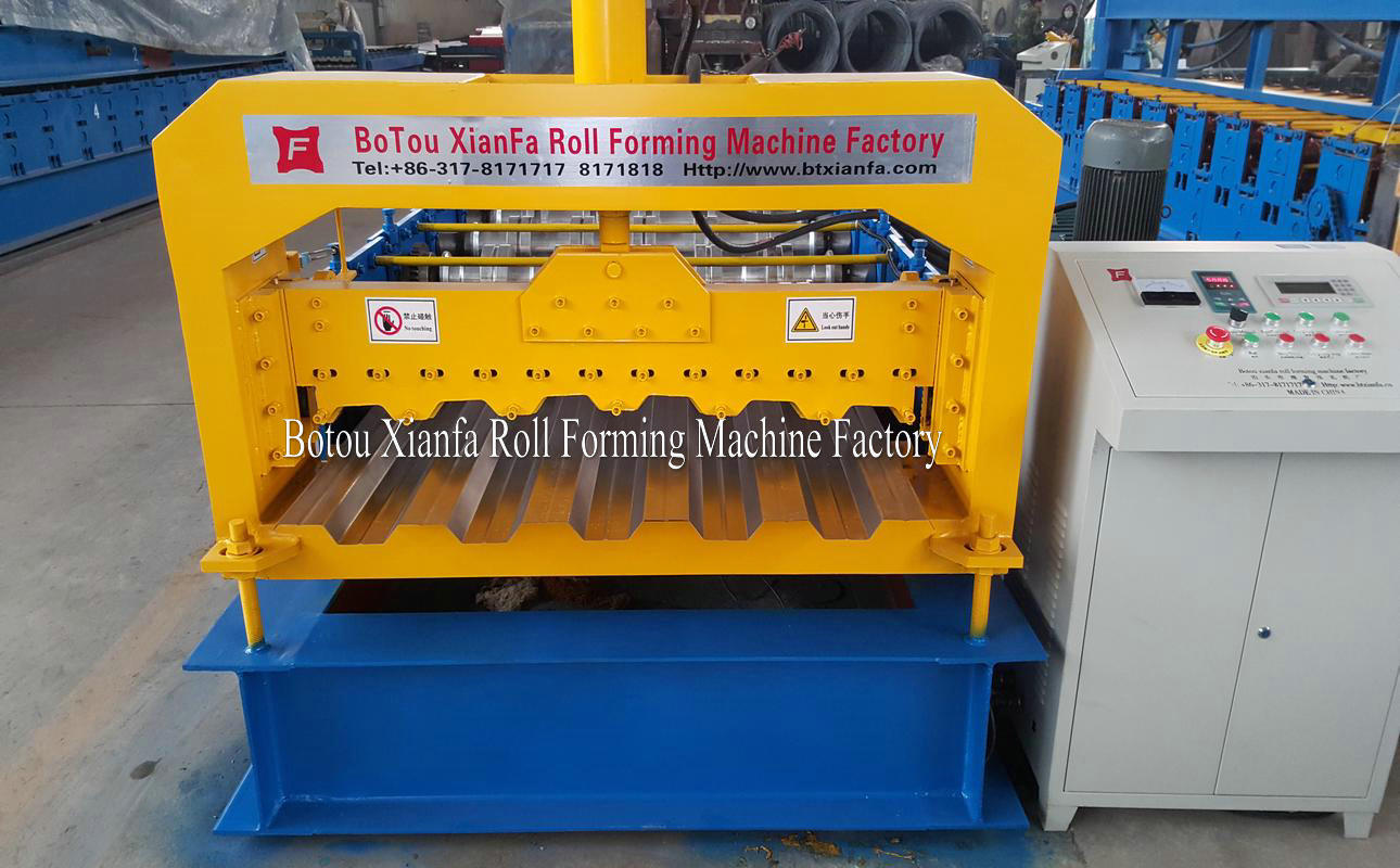 floor deck rolling machine