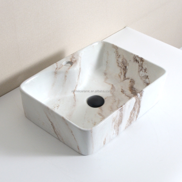 Modern Marble Wash Basins for Hotel Bathrooms