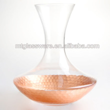 56oz antique rosegold cooper glass wine decanter water carafe