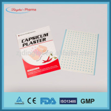 Free sample capsicum plaster porous plaster since 1970 GMP manufacture