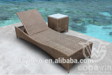 GW3248Set Chinese supplier outdoor furniture synthetic rattan material daybed