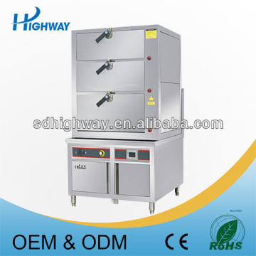 Commercial induction seafood steam cabinet