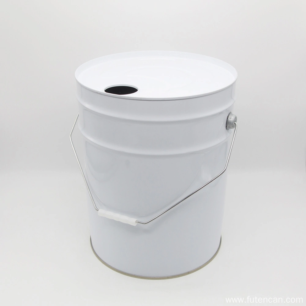 20 Liter Clear Plastic Bucket with Lid and Handle - China 20L Printed  Plastic Pail, Plastic Bucket with Lid