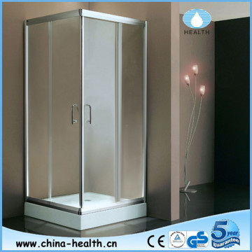 Pattern 2 doors sliding shower cubicle JK2818