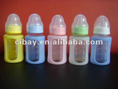 Glass baby feeding bottle 240ml
