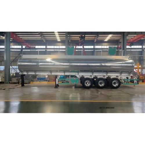 Aluminum Alloy Fuel Oil Diesel Tank Semi Trailer