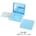 Plastic Square Cosmetic Compact With Mirror