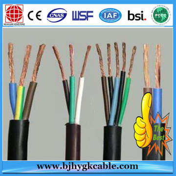 PVC Insulated Sheathed Flat Control Cable Low Voltage For Construction