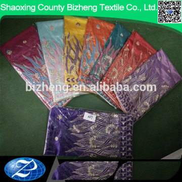 heavy lace fabric african raw silk george fabric