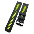 Custom made 2 toned color Silicone watch strap