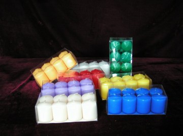 Dripless Handpoured Colorful Scented Pillar Candle
