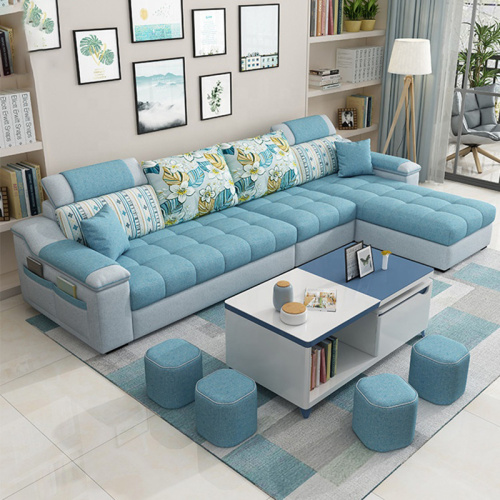 Comfortable Sectional Fabric Corner Sofa