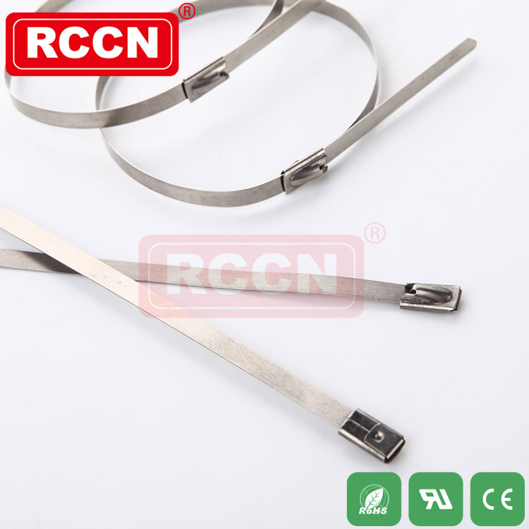 RCCN 304 Stainless Steel Cable Ties ML240ST Steel Wire Ties Steel Locking Tie Wraps Industrial Accessory