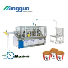 Mingguo KFC Large Size Paper Bucket/Popcorn Cup/Bowl Making Machine
