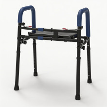 Foldable Stainless Steel Medical Walker with Seat