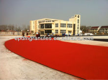 Rubber Running track