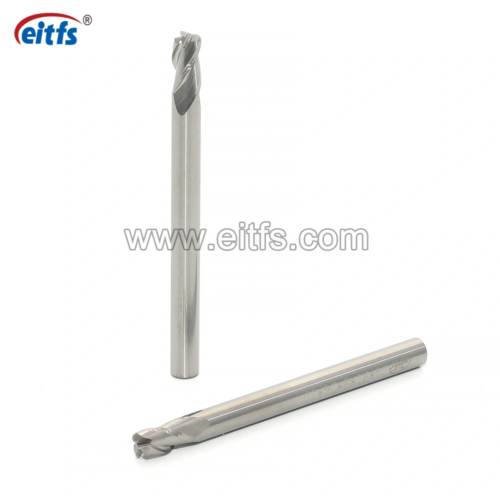 Aluminum Alloy Milling Carbide 3 Flute End Mill with Radius Corner