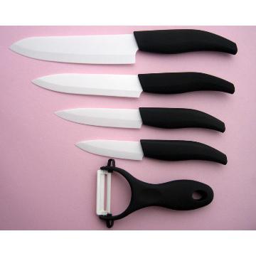 Silicon Handle Kitchen Ceramic Knife