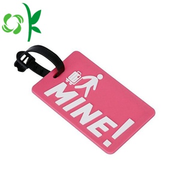 Promotional Silicone Cute Tags with Luggage