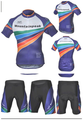 High Quality! Cycling Jersey Sport Cycling Bike Suit Jersey Shirts Shorts Cycling Clothing Men Quick Dry