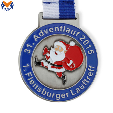 Médaille en gros du Père Noël en métal