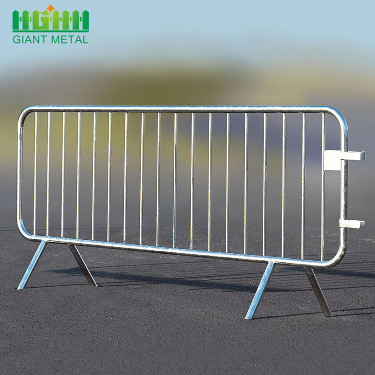 Cheap Pedestrian Used Galvanized Metal Crowd Control Barrier