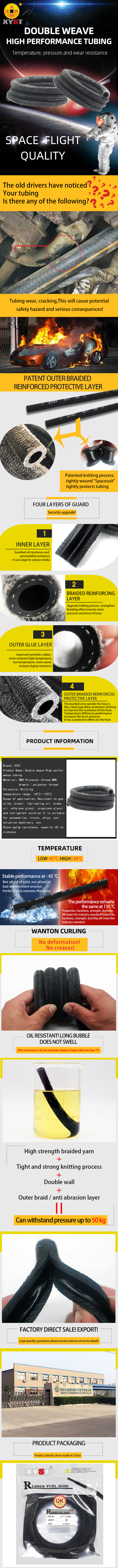 Abrasion resistance oil hose