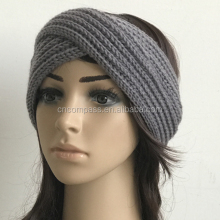 Hand Knitting Fashion: Crochet Flower Head Wrap & Head Warmer