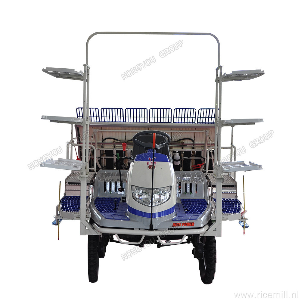 Rice Seedlings Paddy Transplanting Machine High Speed 2Z-6B2