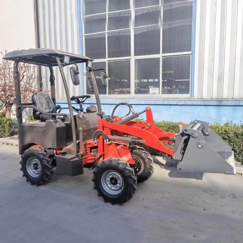 400kg electric front end loader 4 wheel drive