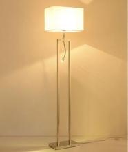 LED Metallic Chrome Floor Lamps for Living Room