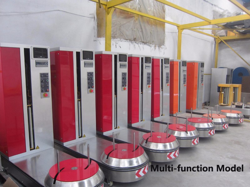 Luggage stretch film wrapper/Automatic airport baggage packaging machine manufacturer supplier